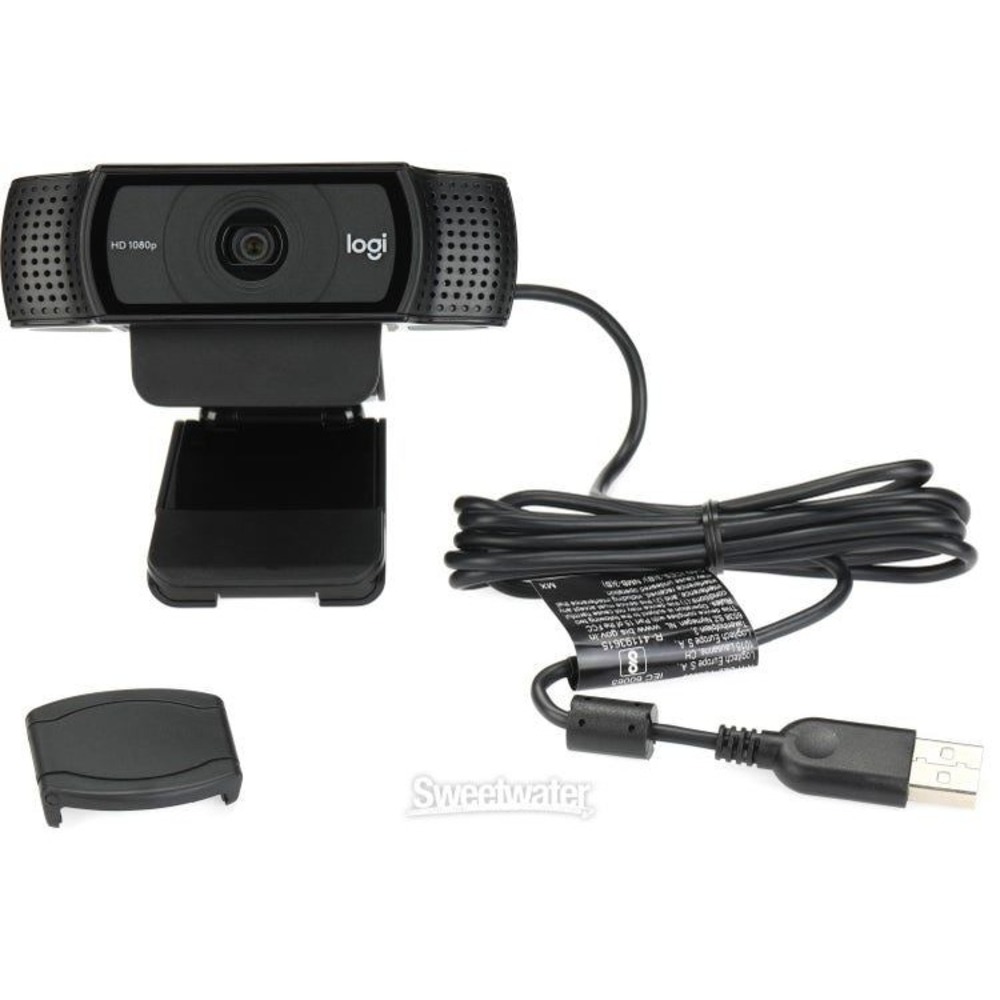 Logitech HD 1080p Webcam Computer Camera Streaming Video Call